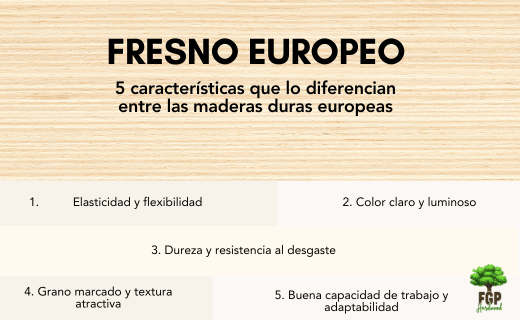 5 diferencias del freno europeo con las maderas duras europeas
