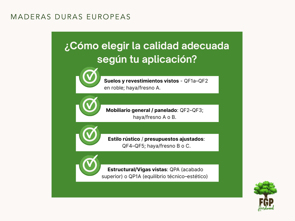 calidades maderas duras europeas
