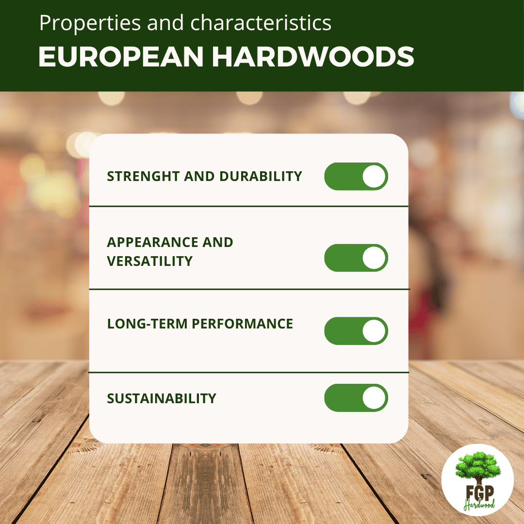 properties and characteristics of european hardwoods