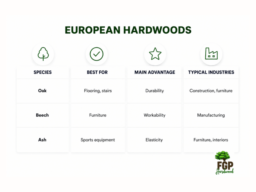 european hardwoods